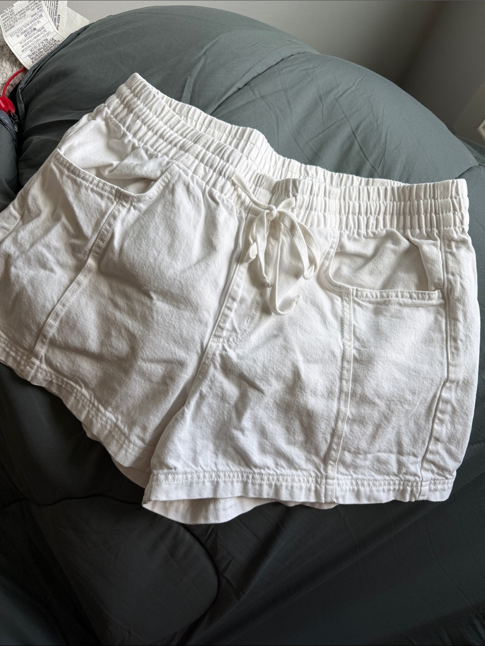 Universal Thread White High-Rise Drawstring Shorts - Picture 2 of 5